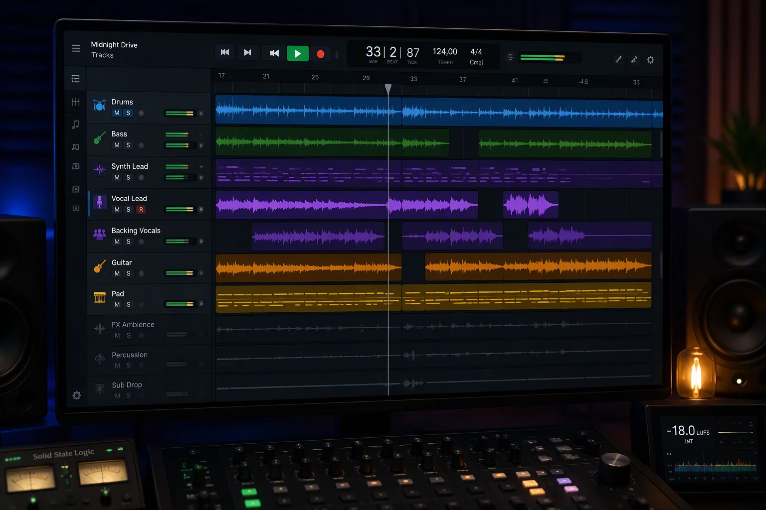 Current Task and Critical Tracks