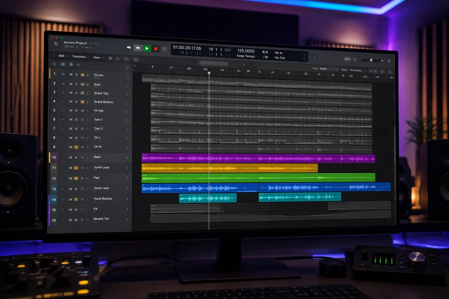 Current Task and Critical Tracks