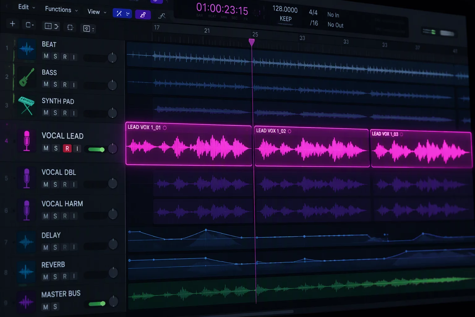 Current Task and Critical Tracks