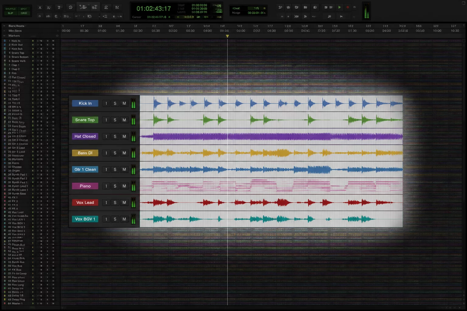 The Session Had 120 Tracks but Only Eight Mattered Right Now